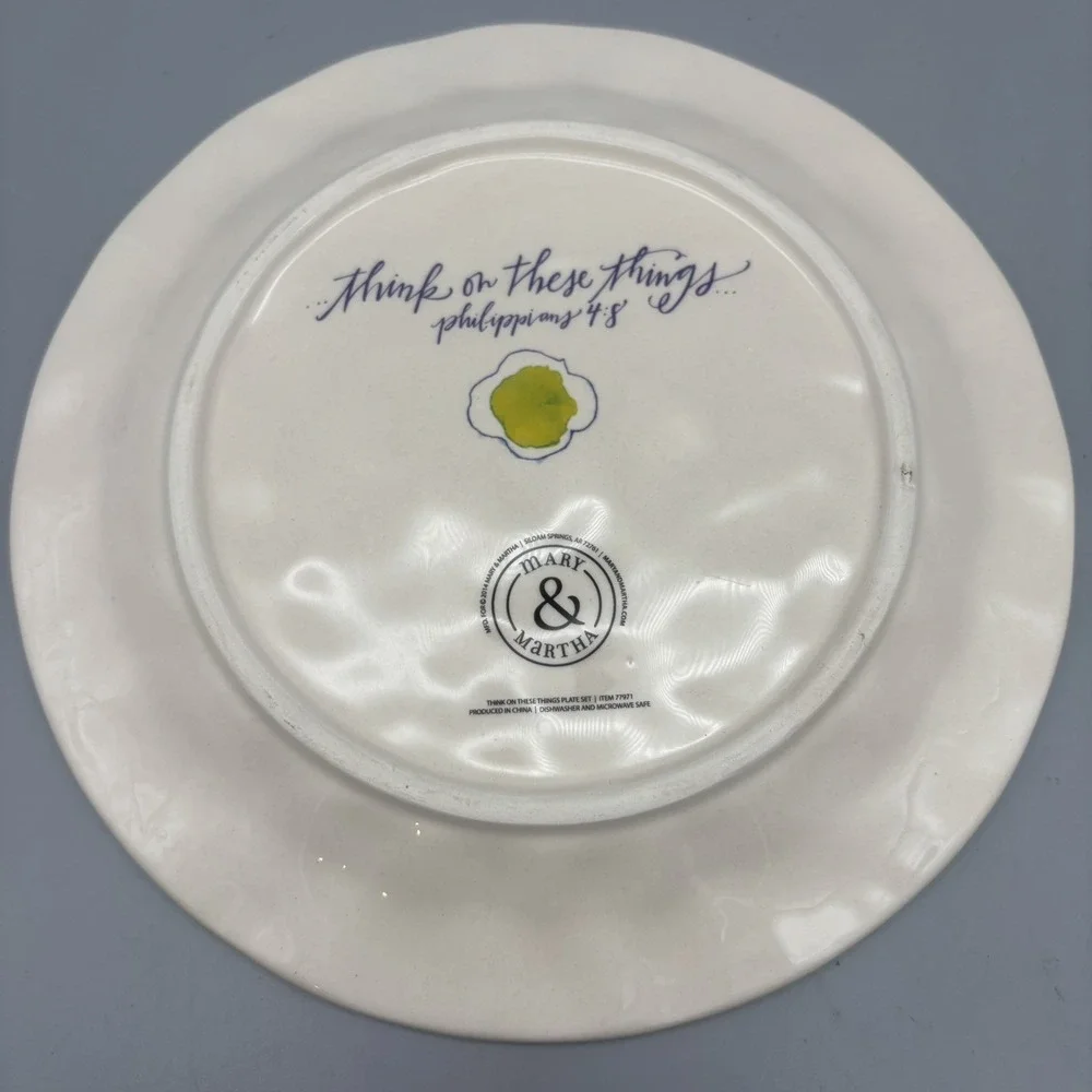 Mary & Martha Plate 8.5